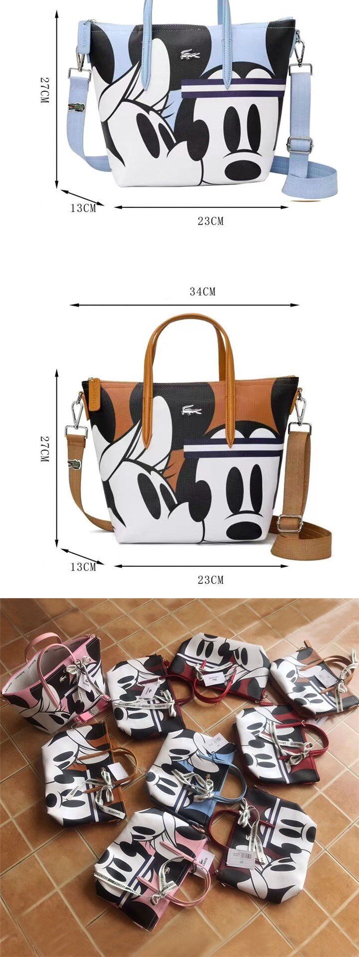 Сувенир handbag crocodile female cute tote bag medium size women sh