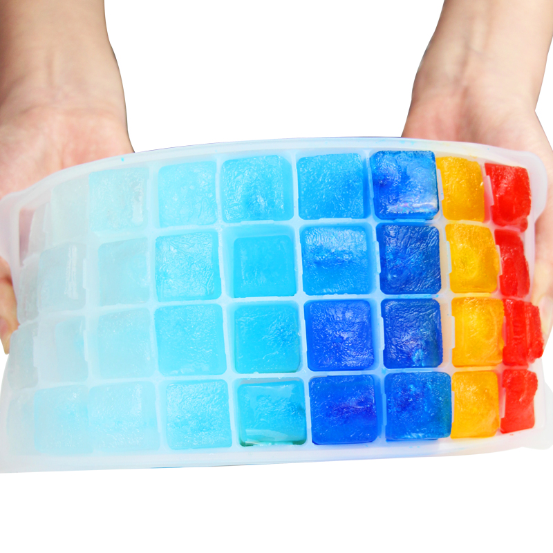 冰格模具家用冻冰块神器硅胶制冰盒食品级冰箱速冻器带盖商用小