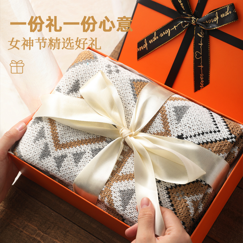 母亲节生日礼物女生实用的s送妈妈给婆婆老师长辈40岁高档毛毯礼