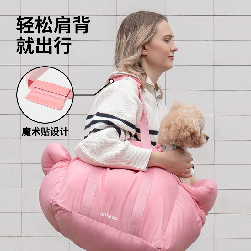 未卡花花宠物外出车载包猫咪坐车小型犬猫狗窝垫子车内座椅出行包