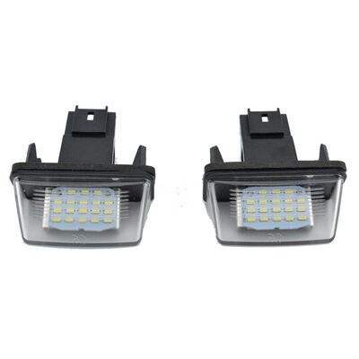 速发Car Flashing 12V 18LED Car License Plate Light 12V 6500K