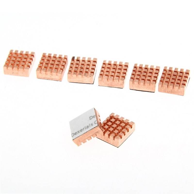 8pcs/Set Cooling Fan Copper Heatsink Cooler适用于VGA GPU DD