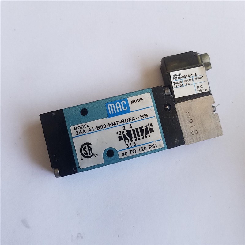 原装正品MA-电磁阀24A7A1-B00-EMC-RDFA-1RB/181B-A14BAAB现货销