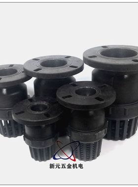 ppr/pp底阀白色防腐耐酸碱法兰丝接式塑料底阀抽水泵止逆阀