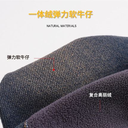 宝宝牛仔背带裤加绒加厚秋冬季2023新款男宝一岁小童休闲裤婴儿裤
