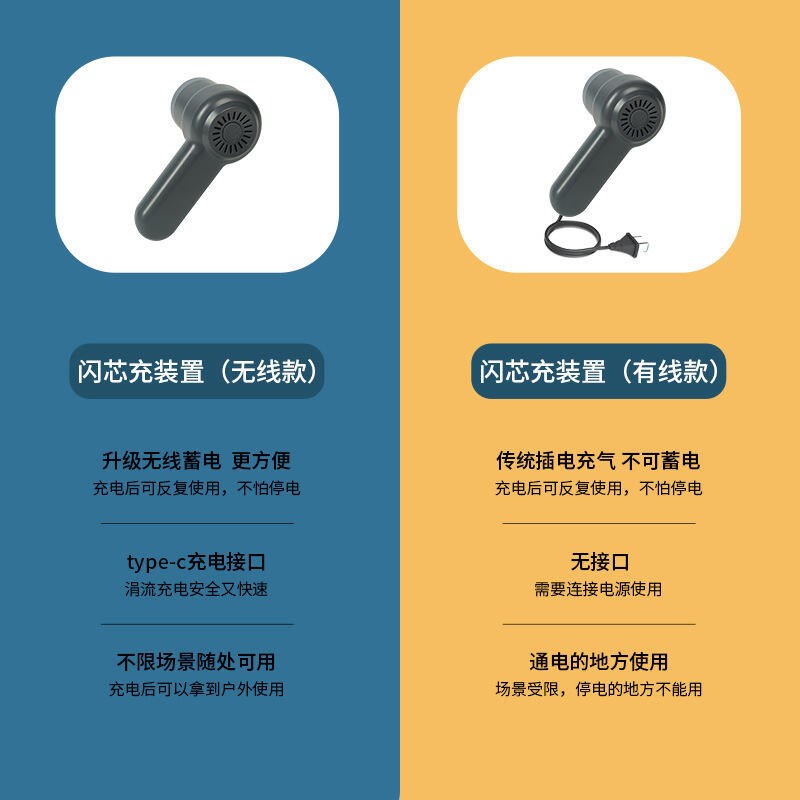 无线芯闪充  户外可蓄电充气电泵配件游泳池充气床垫充气船皮划艇