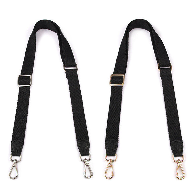 斜挎包肩带配件夏季简约纯色帆布细包带可调节单买替换背带窄