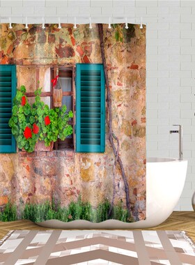 Shower Curtains Waterproof Decor-Screen Fabric Polyester 3d