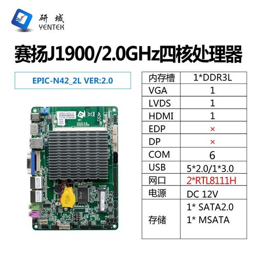 研域N42工控主板J1900迷你itx3.5寸双网口6串一体机工业平板电脑