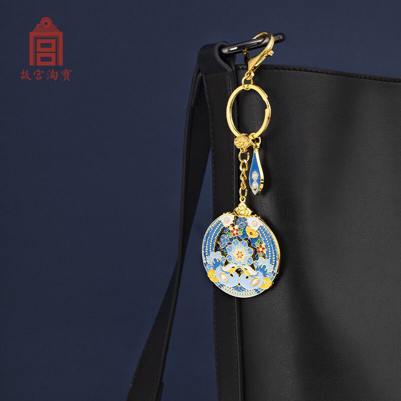 淘宝文创点翠流金钥匙扣汽车书包挂件中国风生日毕业小礼物女