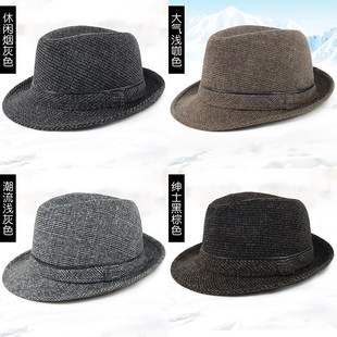 男士礼帽春天可调节中老年帽子男冬季保暖爸爸爷春秋老爸帽子秋冬