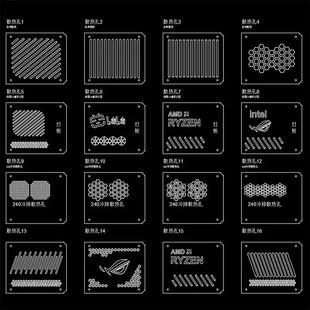 亚克力侧板散热孔定制 C34proI C34 C28 非机箱 C26 机械大师C24