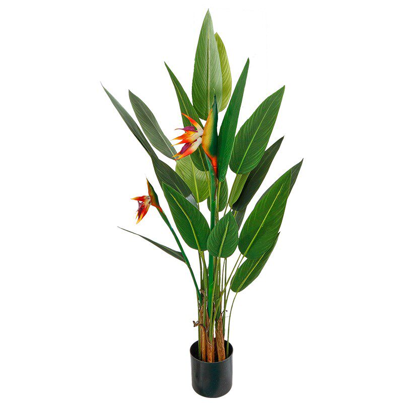 现货速发北欧仿真吉祥鸟大型植物盆景鹤望兰假绿植客厅室内落地花