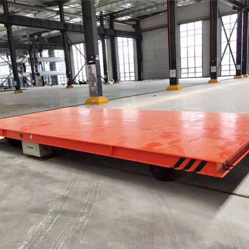 厂家无轨电动地平车电动平车运行平稳平板车蓄电池车间转运搬运车