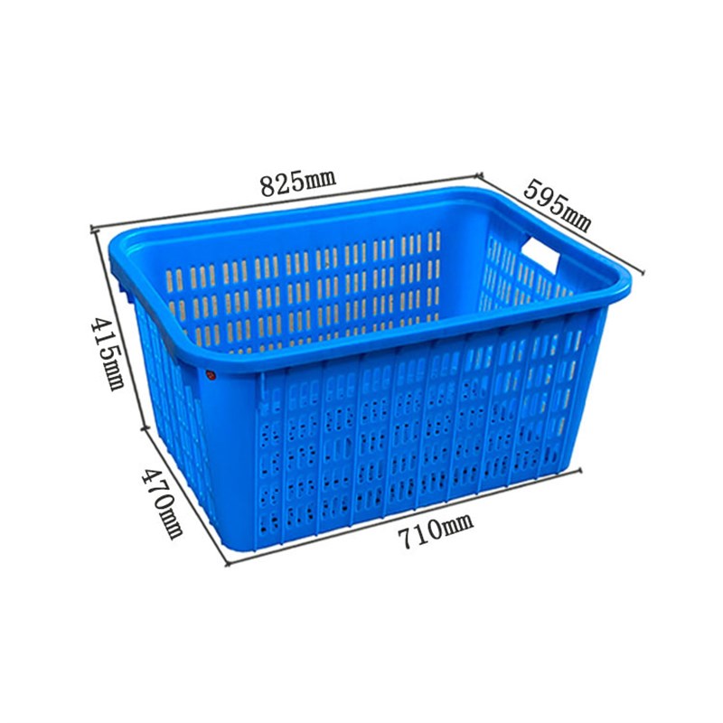 江苏供应830塑料周转箩 大号可套式塑料箩框 加厚服装水果西瓜筐