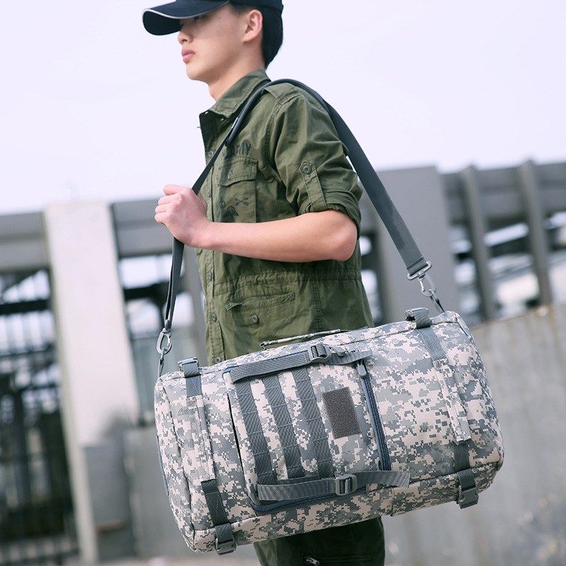 50升三用多功能战术背包户外旅行双肩包防水迷彩大容量旅游登山包