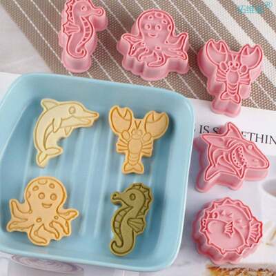 速发Tool Plastic Plunger Octopus Turtle Dolphin Shark Seahor