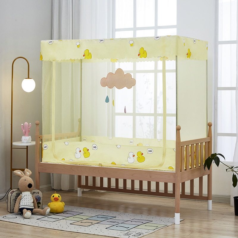 蚊帐定制尺寸儿童床男孩小床拼接床婴儿防摔公主风全罩式带遮光帘,床上用品,蚊帐,淘宝优惠券,粉丝福利购,淘宝优惠卷