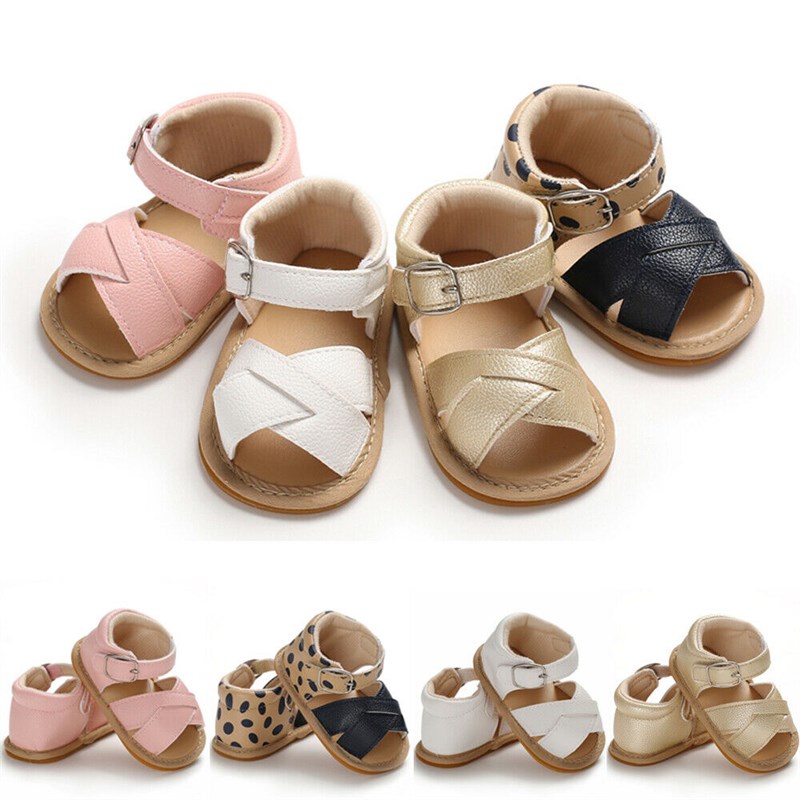 推荐New Infant Baby Girl Casual Soft Sole Prewalker Summer P