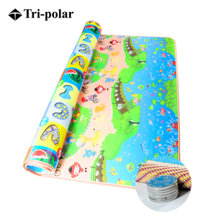 儿童户外加宽加大野餐垫防潮垫野E餐垫地垫宝宝爬行垫 加厚