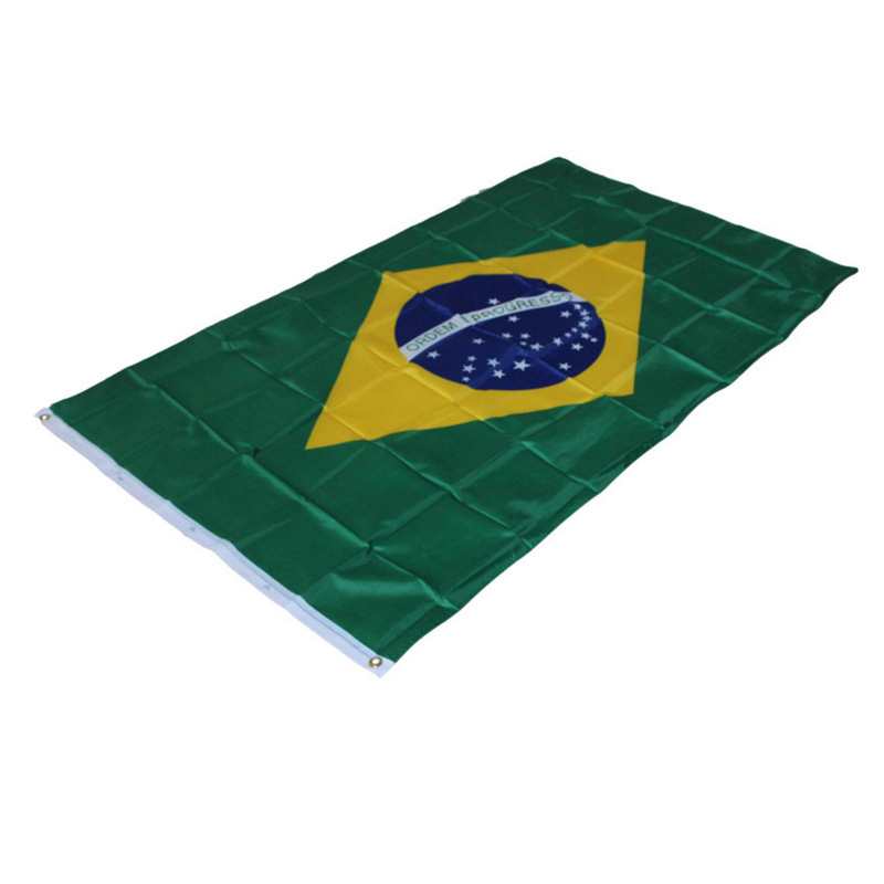 速发90 150cm 3 5ft Brazilian flag# 4 polyester flag perfor