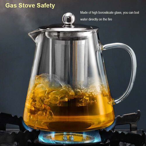 Tea Infuser Pot Heat-resistant Glass Teapot Cup With Filter