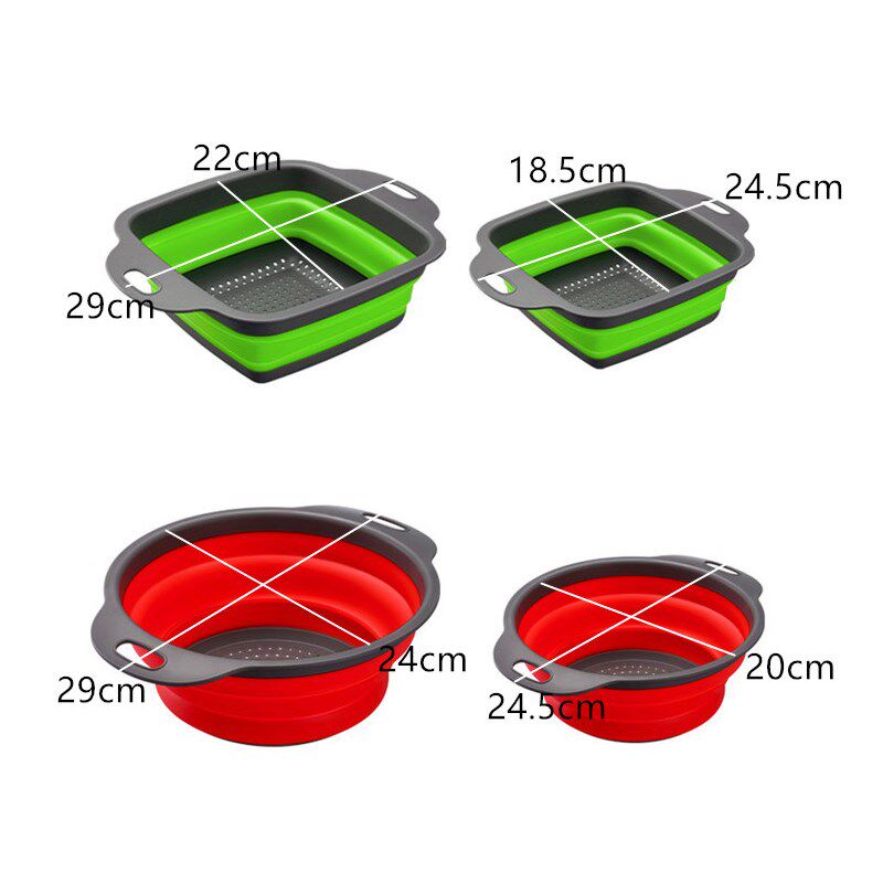 Kitchen Accessories Tools Foldable Fruit Vegetable Washing B