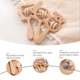 Animal 1PC Baby Hand Rattle 推荐 Teething Wooden Beech