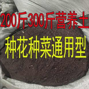 种菜土专用通用型养花100斤营养土土壤种植多肉花土有机泥炭泥巴