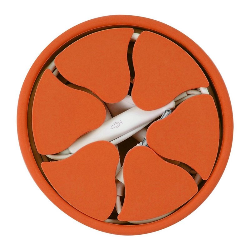 Round Silicone Cable Winder Organizer Desk set Stationary St