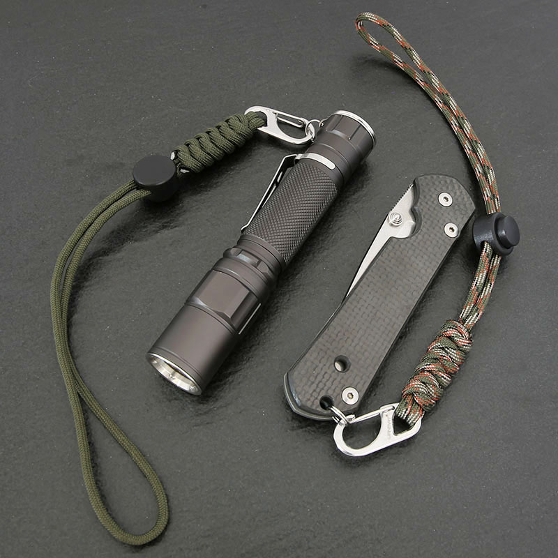 伞绳编织防丢绳加固多用手绳手电腕绳挂扣相机胸卡工牌挂绳颈绳