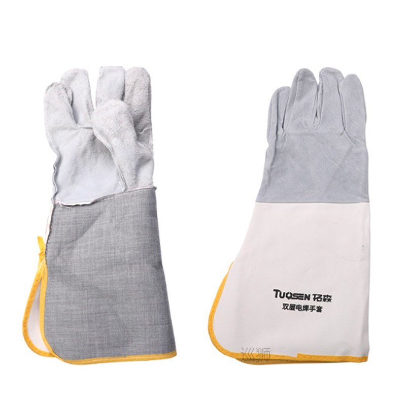 1 pair TIG Welding Gloves Soft Sensitive Gloves Single/doubl