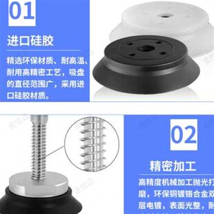 B01 100 工业机械手重载真空吸盘ZPT HB32 125