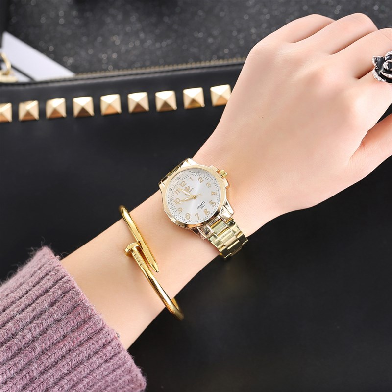 极速old Women Watch Ladies Alloy Women's racelet Watches Fe