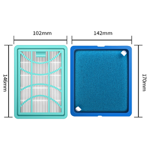 9735海帕进风滤芯海绵出风 9732 适配飞利浦吸尘器配件FC9728 推荐