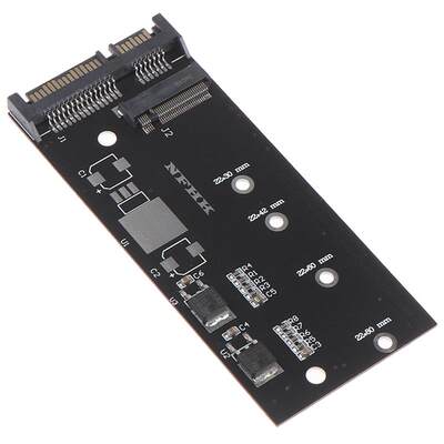 推荐1set Black M.2 NVME SSD Convert Adapter Card NVME/AHCI S