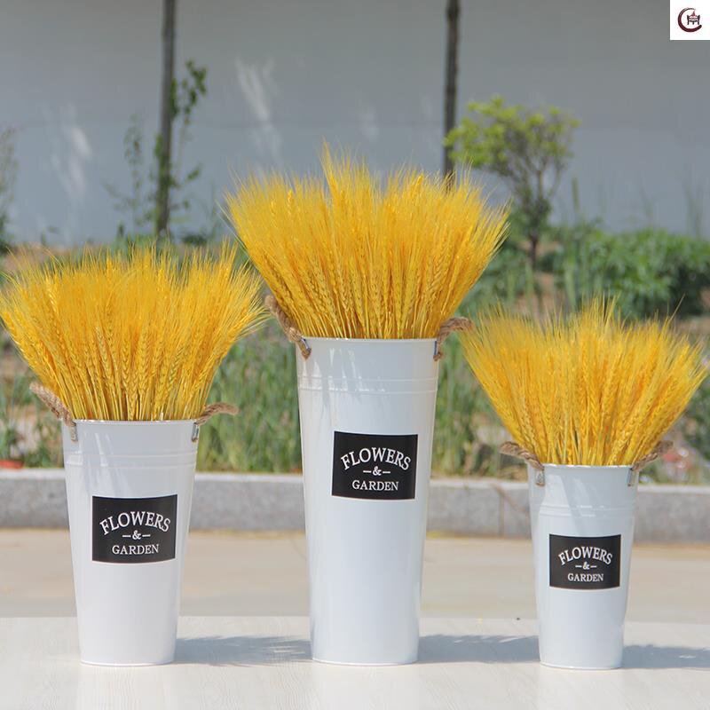 金麦穗装饰花束开业大小t麦干花客厅落地摆设装饰金色稻穗花篮插