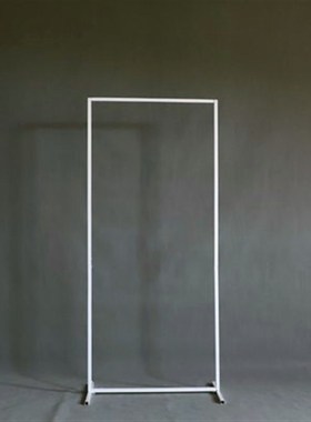 2V06婚庆道具指示牌花艺花架婚礼现场H背景架铁艺黑色迎宾吾家有