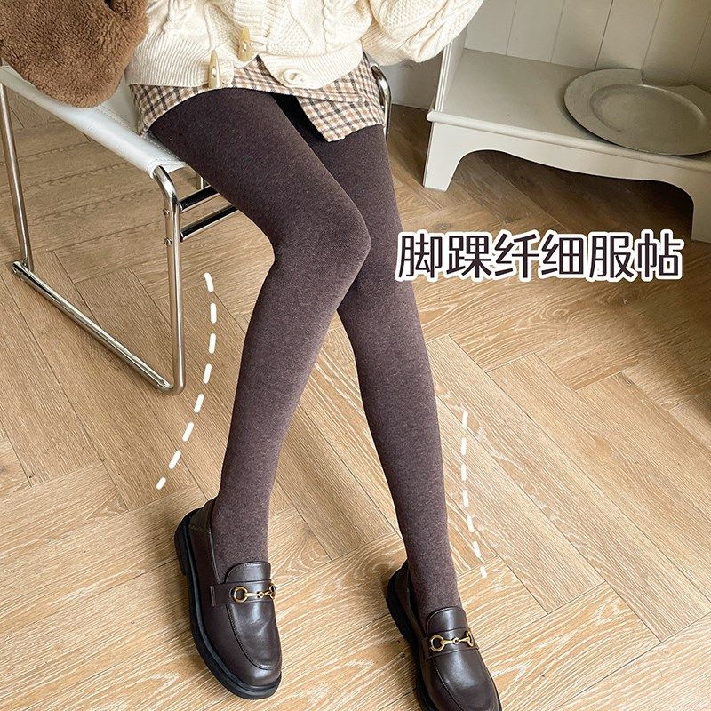 高个子 小个子分码秋冬季发热保暖加绒加厚连裤袜女打底裤袜子