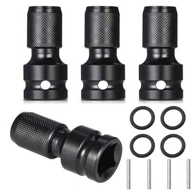 推荐4Pcs 1/2 Inch Square to 1/4 Inch Hex Ratchet Socket Wren