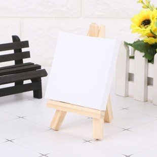 Canvas Art And Set For Natural Wood 新品 Painting Easel Mini