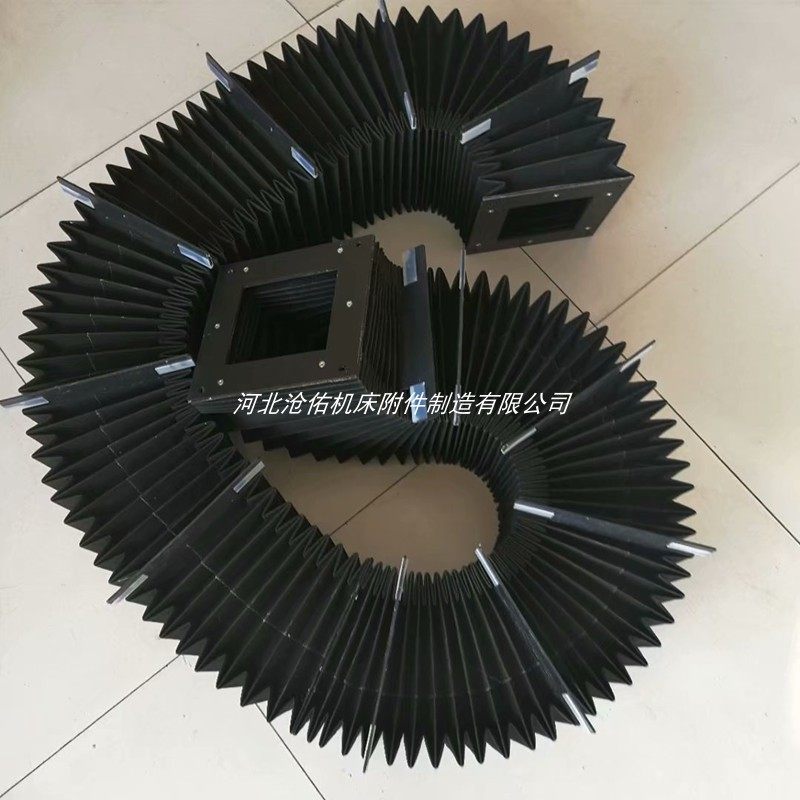 导轨风琴防护罩迪能1530百盛3015激光切割机防火阻燃防护罩皮老虎