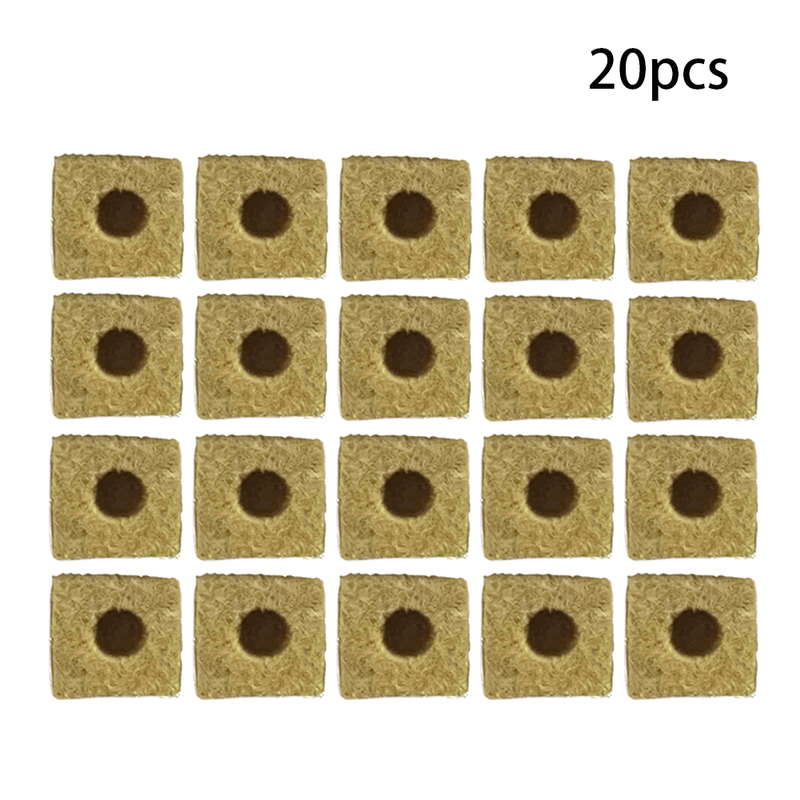 25x25x40mm Mini Compress Base Practical Rockwool CubeYs Mult