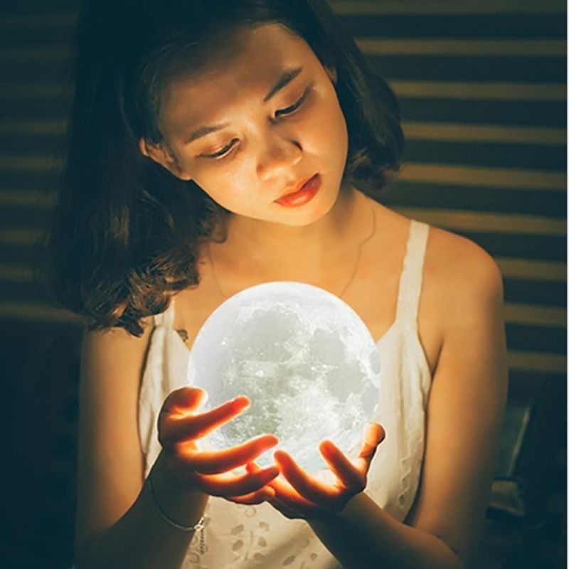 3D月球灯创意小夜灯卧室床头灯生日礼物幼儿氛围园父亲节活动送闺