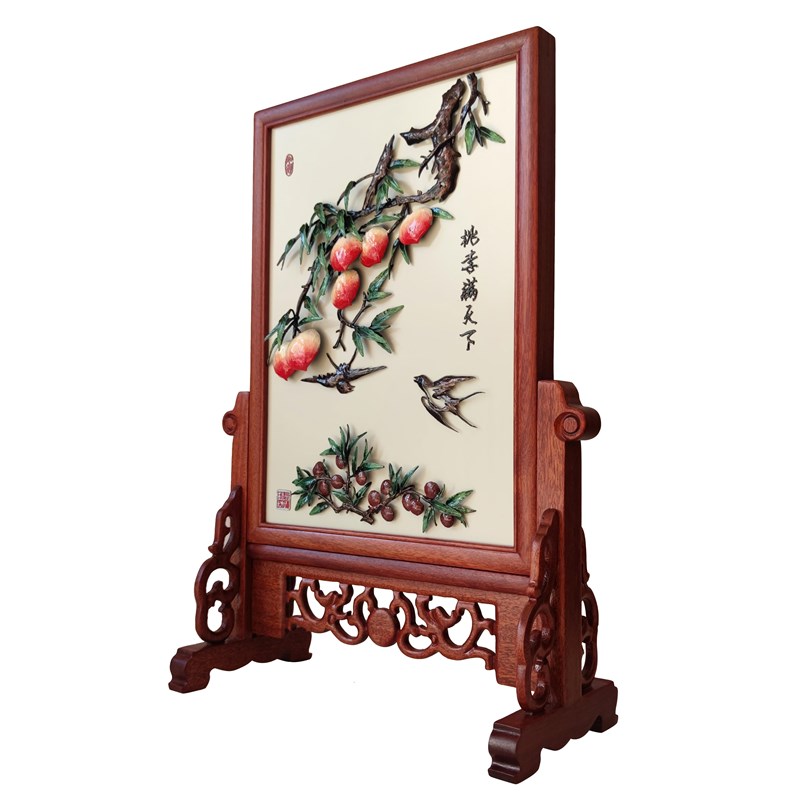 桃李满天下芜湖铁画送老师送母校学校礼品纪念品同学会聚会纪念品