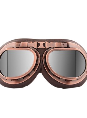 Glasses Helmet Moto-Goggles Bike Steampunk Copper Retro Harl
