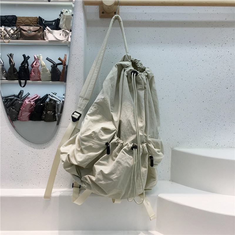 小脏柜 2023新款抽绳书包大容量双肩包时尚学生休闲超轻旅行揹包,箱包皮具/热销女包/男包,通用款女包,淘宝优惠券,粉丝福利购,淘宝优惠卷