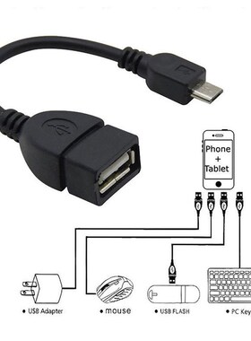 5pin Mini USB Male To USB 2.0 Type A Female OTG Host Adapte