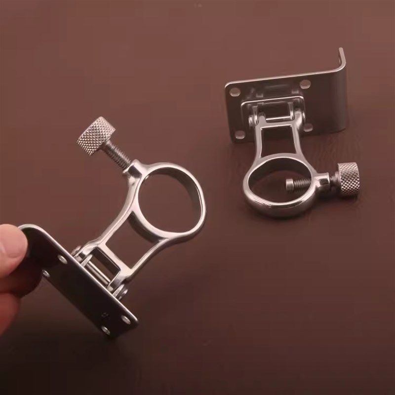 智钓者不锈钢钓箱伞架配件折叠多功能直角圆角防转动加厚抗风防丢