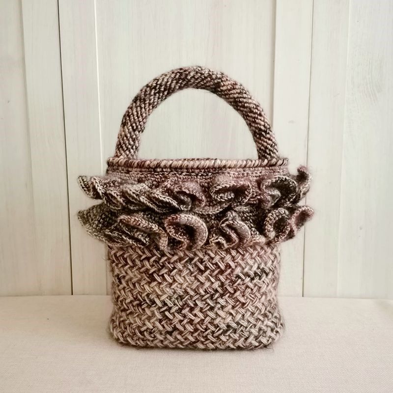 手工编织包diy材料包手混线木耳边水桶包甜美风粗毛线包包冬,服饰配件/皮带/帽子/围巾,DIY编织材料包,淘宝优惠券,粉丝福利购,淘宝优惠卷